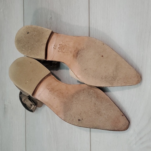 Free People Womens Ankle Leather Pointed Toe Loafer Flats shoes sz 37/6.5-7 - Picture 10 of 13